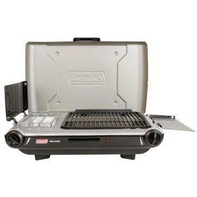 Coleman Deluxe Tabletop Propane 2-in-1 Grill/Stove - 2 Burner