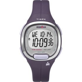 Timex Ironman Essential 10MS Watch - Purple &amp; Chrome