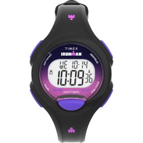 Timex Ironman Women&#39;s Essentials 30 - Black Case - Purple Button