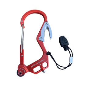 Fire Escape Multitool Carabiner (Color: Red Rocks)